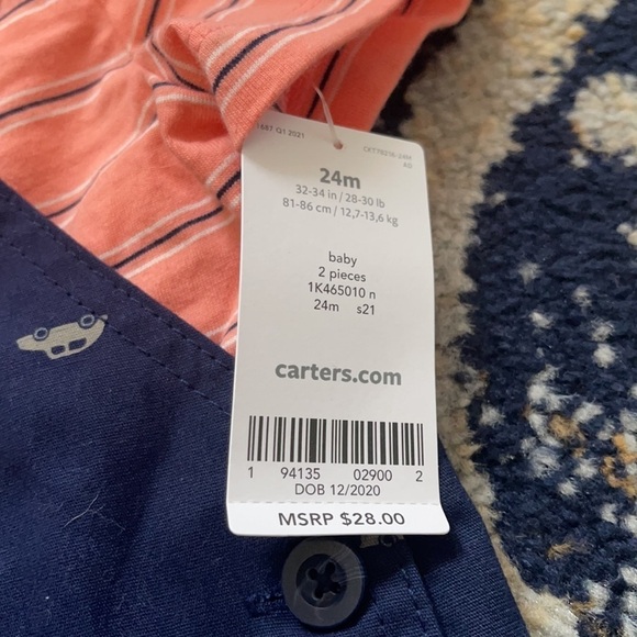 NWT Matching Brother Outfits 3 months and 24 months - Picture 5 of 5